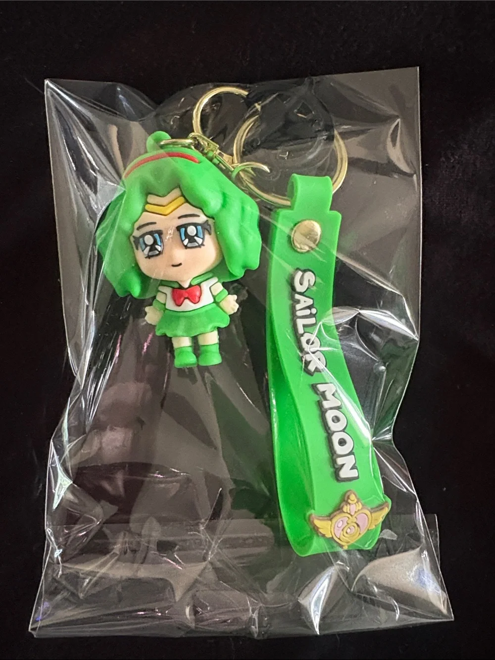 Sailor Moon Sailor Jupiter Green Keychain Bag Charm with Strap